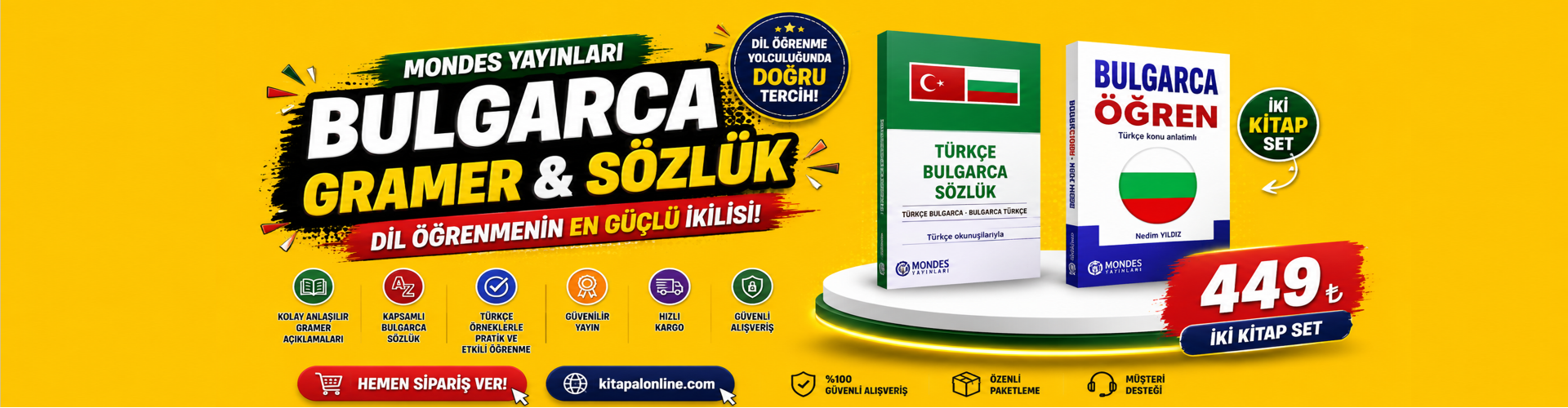 bulgarca öğren set