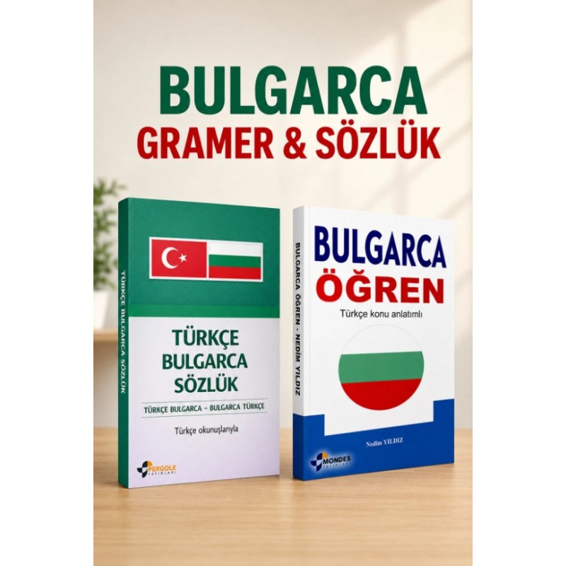 Bulgarca Öğren Bulgarca Sözlük Set 2 Kitap