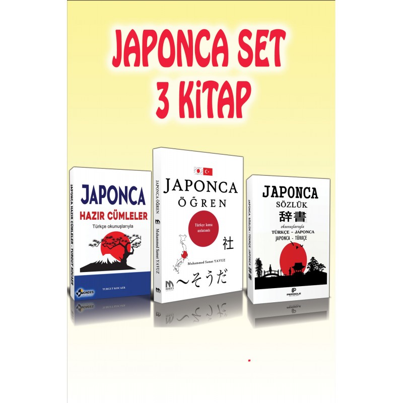 Japonca Set 3'lü