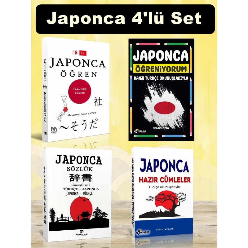 Japonca Set 4lü
